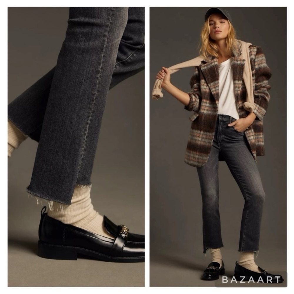 MOTHER Ankle Cropped Jeans